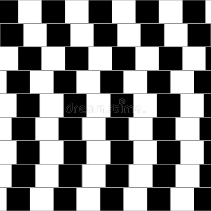 Optisk illusion vektor illustrationer
