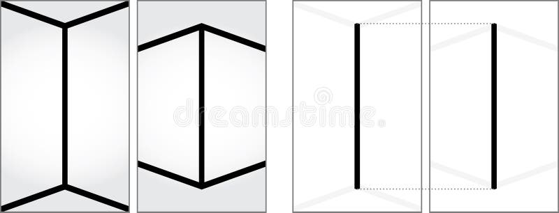 Optisk illusion stock illustrationer