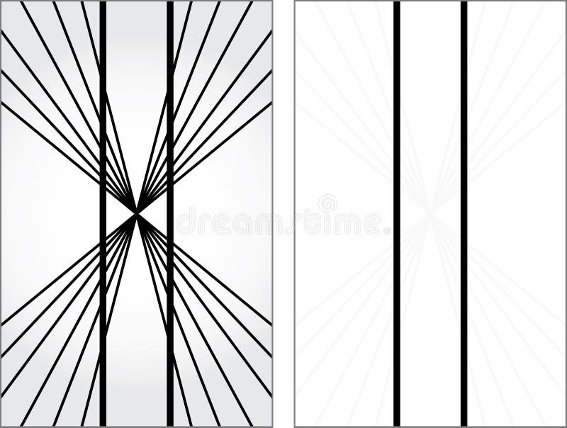 Optisk illusion vektor illustrationer