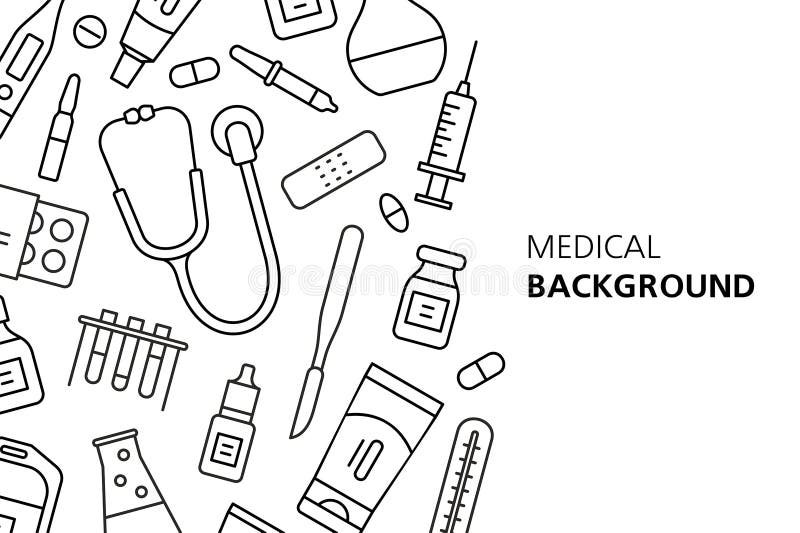 Ιατρικό υπόβαθρο απεικόνιση αποθεμάτων