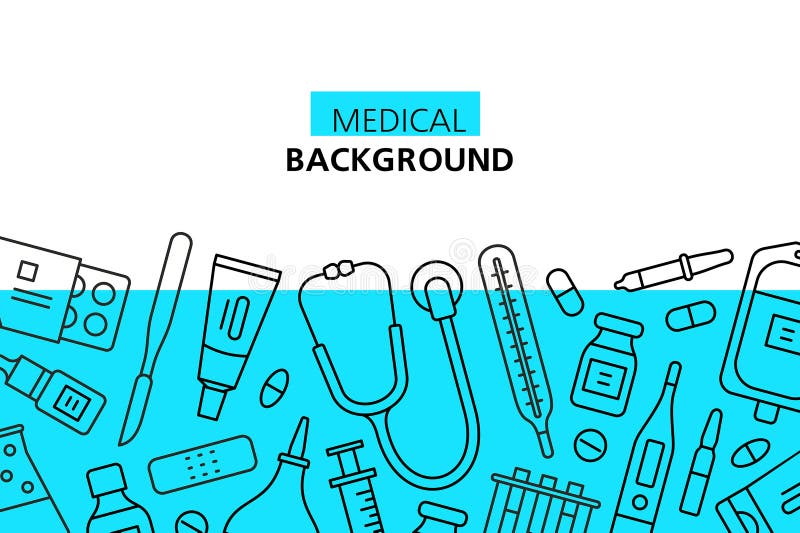 Ιατρικό υπόβαθρο απεικόνιση αποθεμάτων