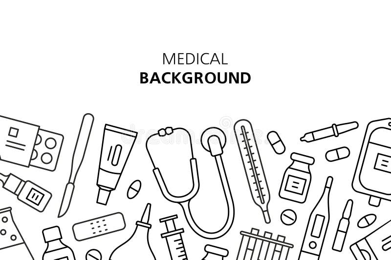 Ιατρικό υπόβαθρο ελεύθερη απεικόνιση δικαιώματος