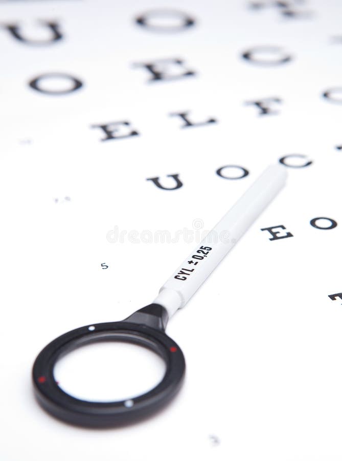 Optometry concept stock image