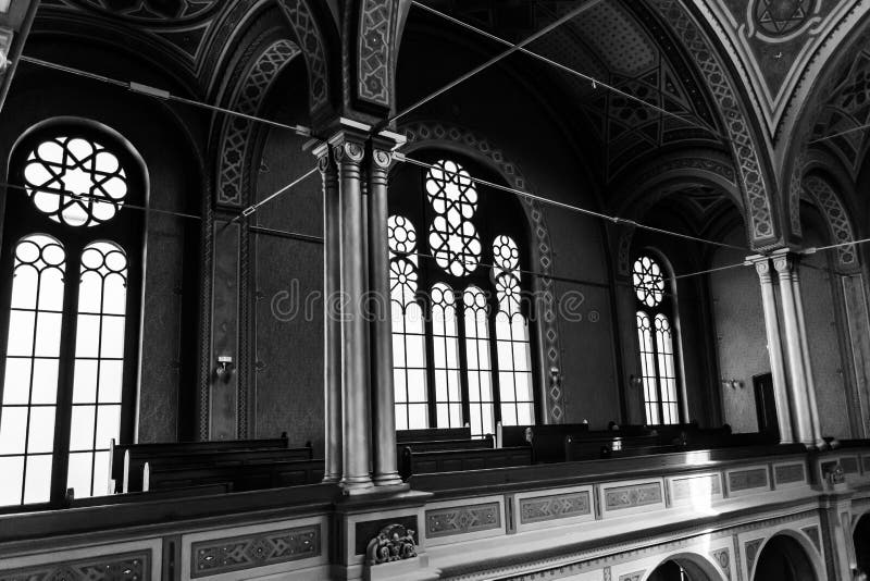 Interior of the Sion Neolog Synagogue Editorial Photo - Image of