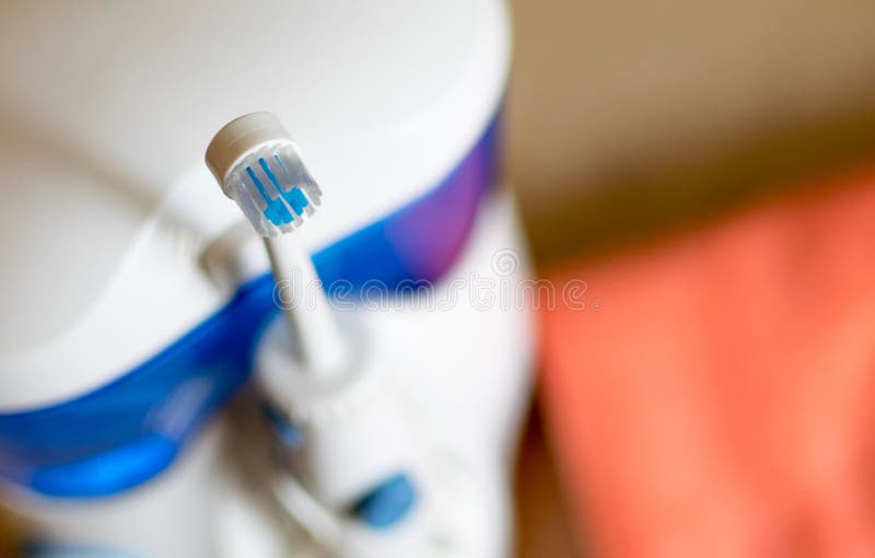 Oral Hygiene. Irrigator for Cleaning Teeth Stock Image Image of