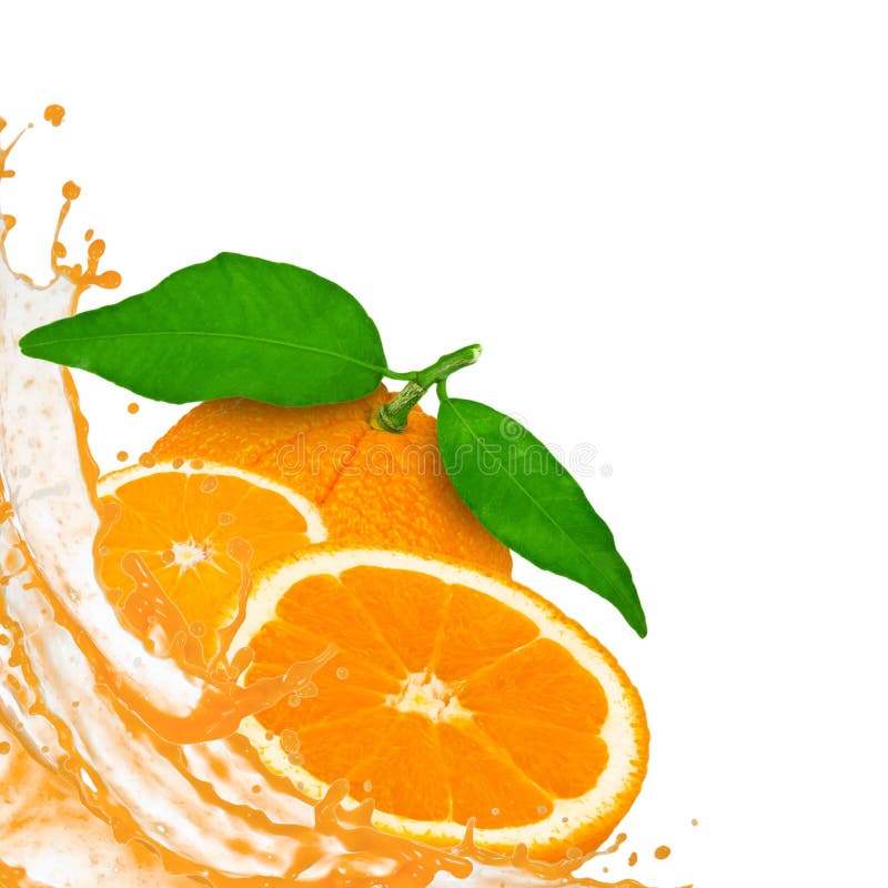 Orange splash stock photo. Image of orange, flowing, gourmet 25681572