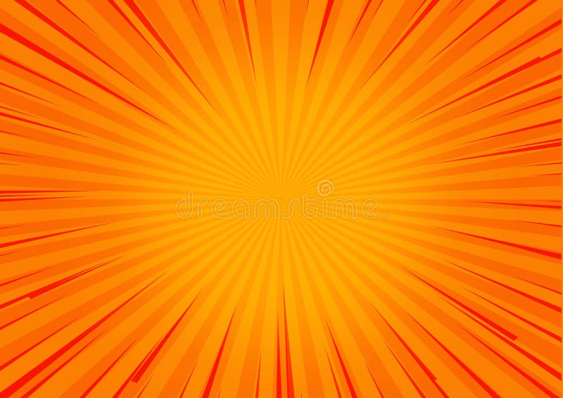 Orange Abstractcomic Wallpaper. Stock Vector - Illustration of orange,  strip: 223992495