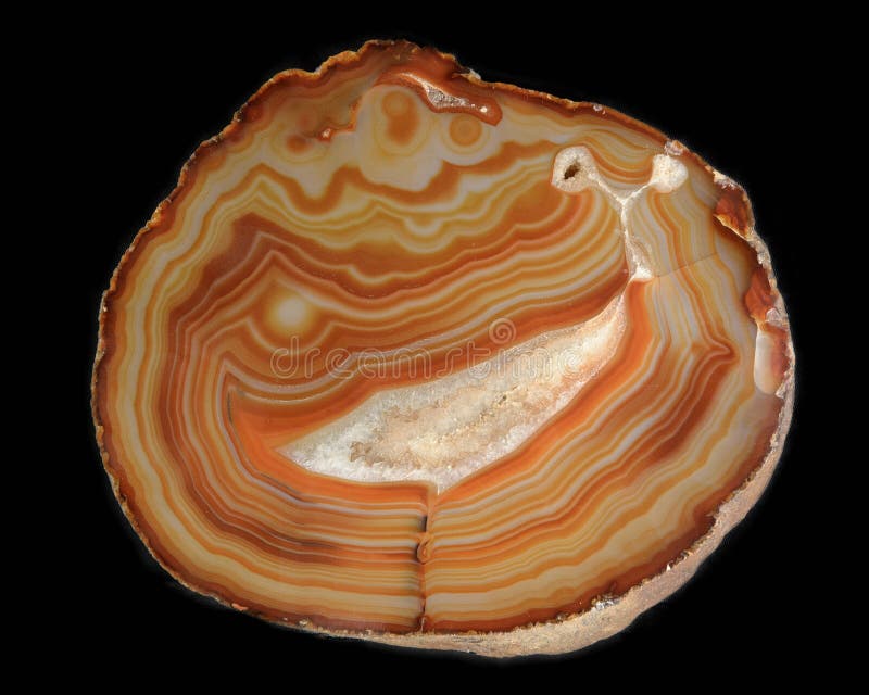 Orange agate slice stock photo. Image of isolated, agate - 272491004