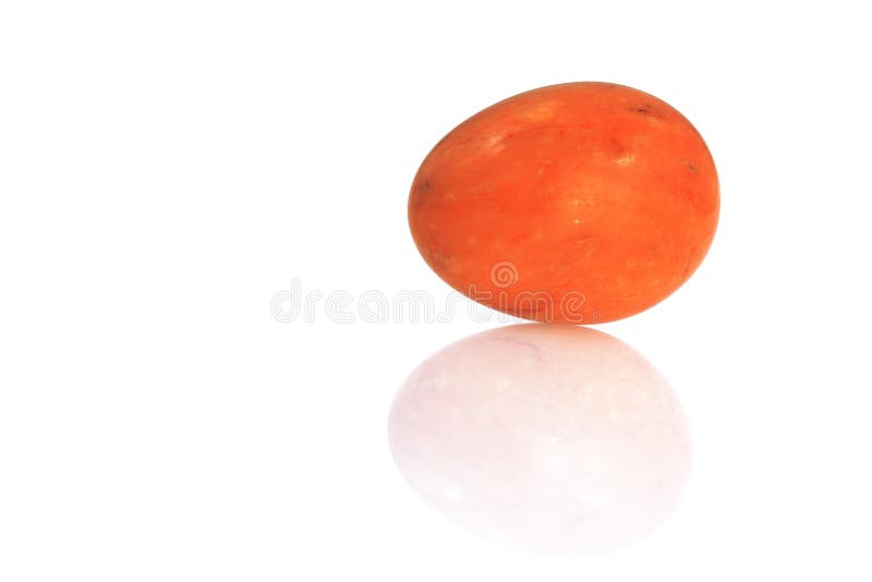 Orange amber egg