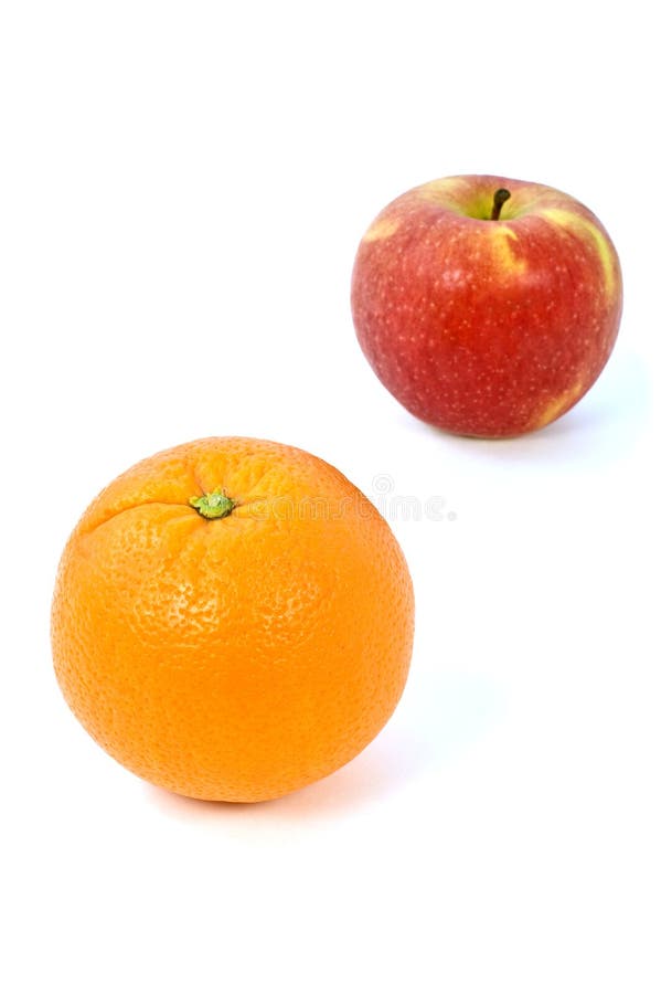 Orange and apple