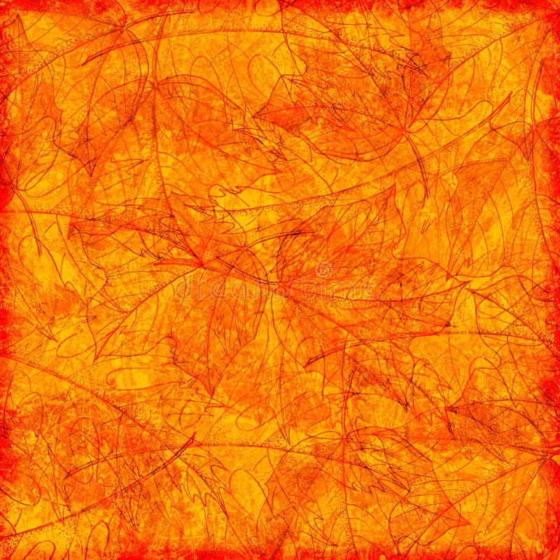 Orange autumn background