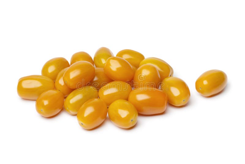 Orange baby tomatoes