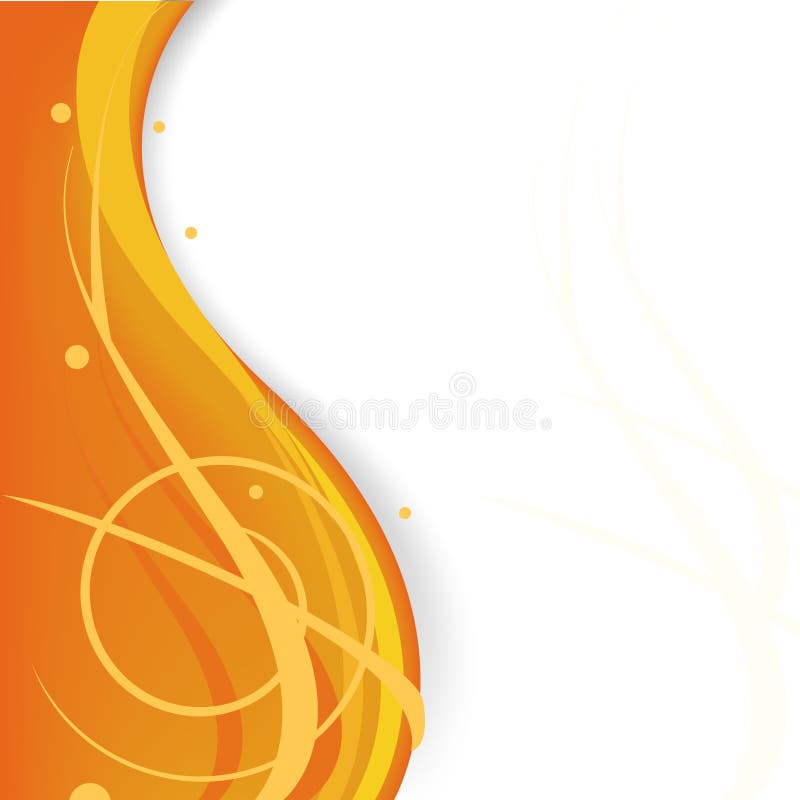 Orange background stock vector. Illustration of artwork 9259295