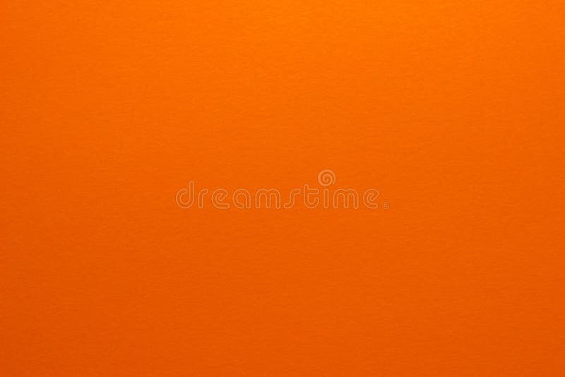 Orange Background. Sheet of Blank Orange Paper with Texture, Close Up