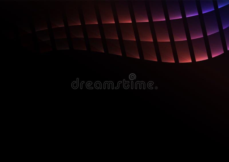 Orange bakgrund för svart för lutning för kurva för lilaabstrakt begreppPIXEL stock illustrationer Orange bakgrund för svart för lutning för kurva för lilaabstrakt begreppPIXEL stock illustrationer