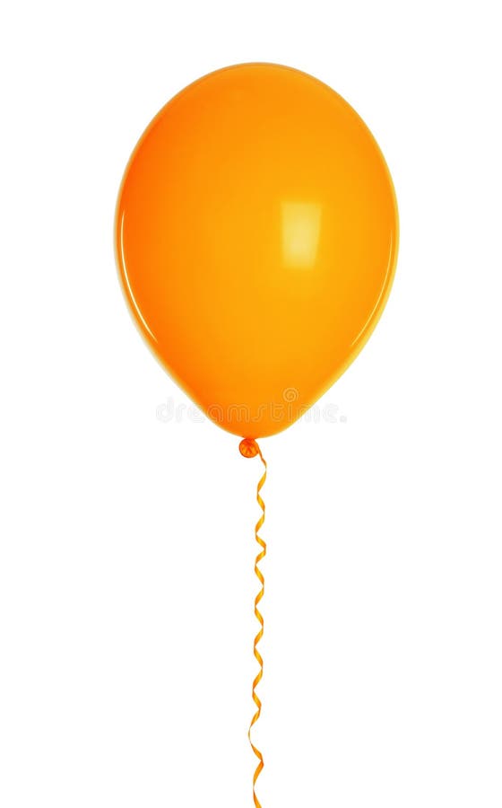 Orange Balloon Drawing Scared Face On Stock Photo 1519105115