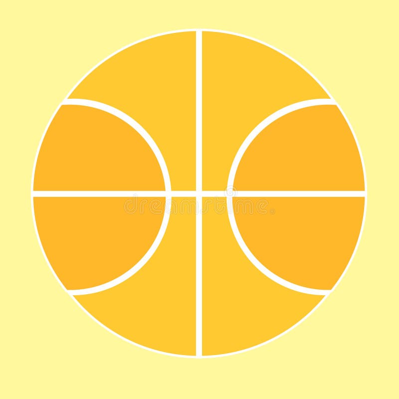 Orange the Basketball Ball Sport. Vector Illustration Stock Vector Illustration of symbol