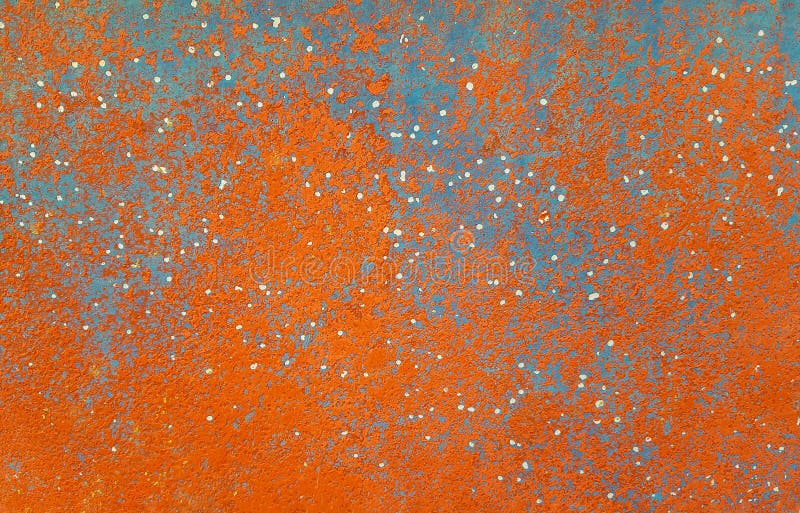 Orange and Blue Textured Paint Specks Stock Photo Image of paint
