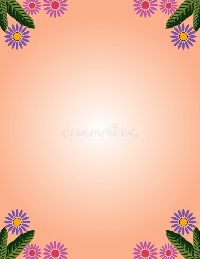 Orange Blumenhintergrund vektor abbildung Orange Blumenhintergrund vektor abbildung