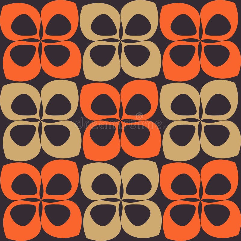 Fifties Wallpaper stock vector. Illustration of retro 1679995