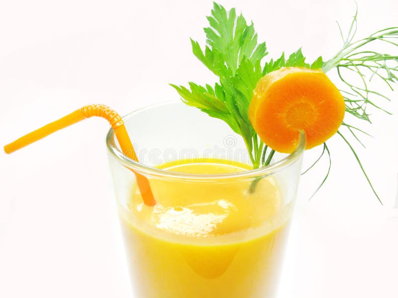 Orange Carrot Juice Healthy Drink Stock Photo Image of background