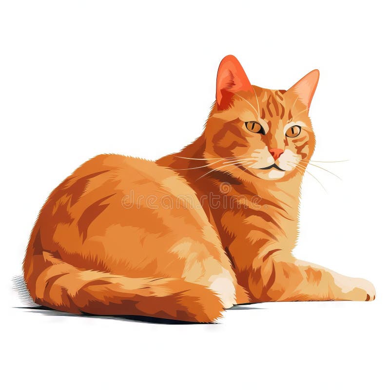 Cat Laying Down Stock Illustrations 311 Cat Laying Down Stock