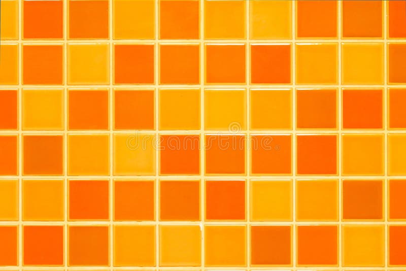 Orange ceramic tile wall stock image. Image of tile, orange 31271965