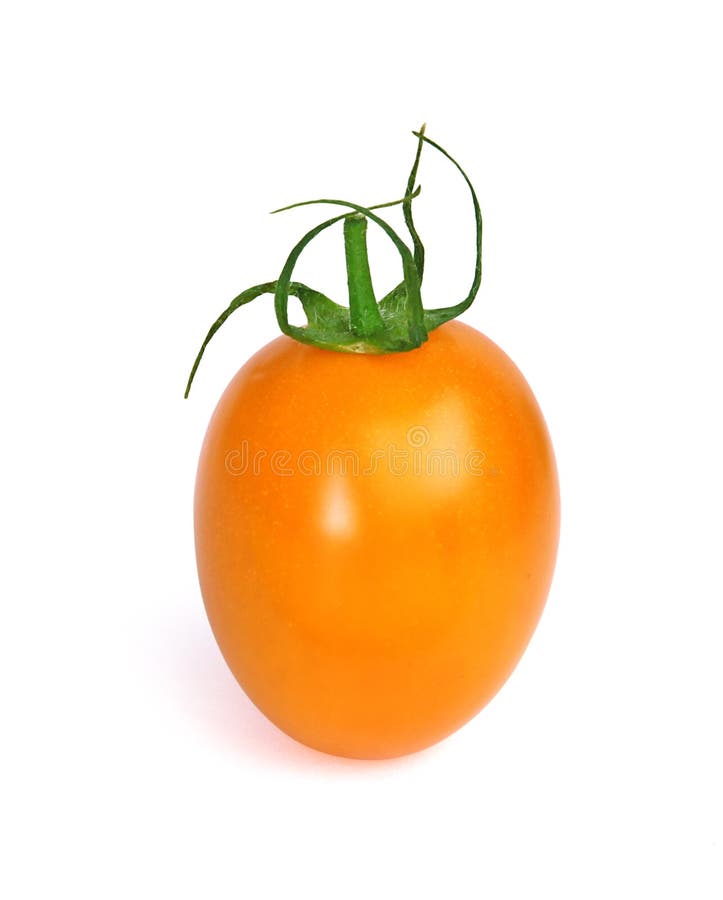 Orange cherry tomato stock image. Image of golden, tomato 264535325