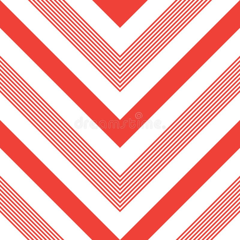 Orange Chevron Diagonal Stripes Seamless Pattern Background Stock