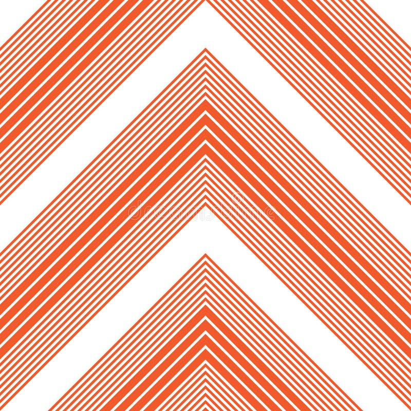Orange Chevron Diagonal Stripes Seamless Pattern Background Stock Vector Illustration of