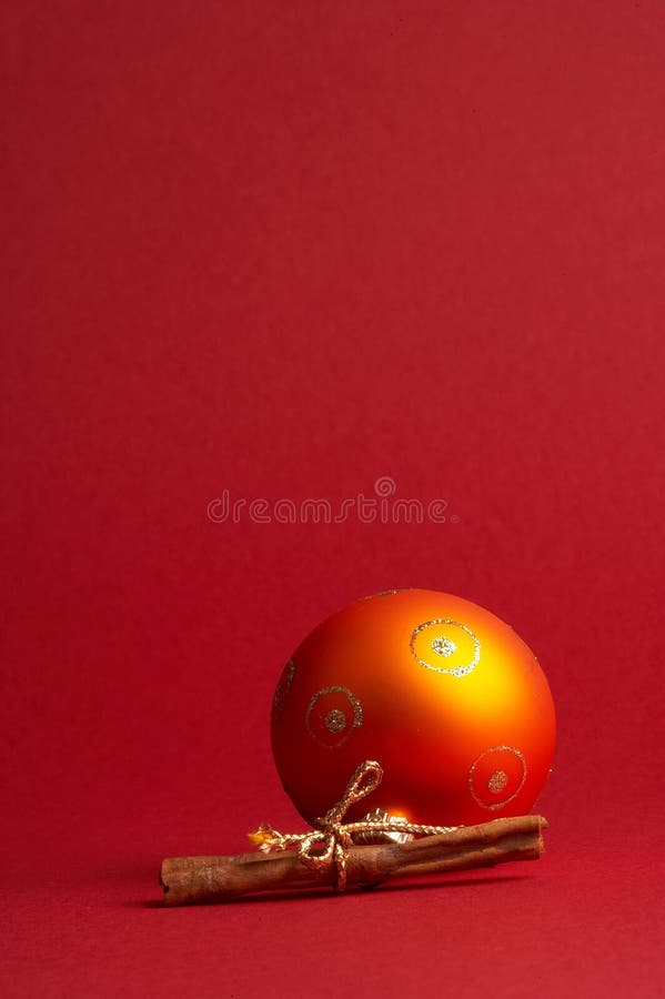 Orange Christmas Tree Balls Orange Weihnachtskugeln Stock Photo Image of bauble, christmas