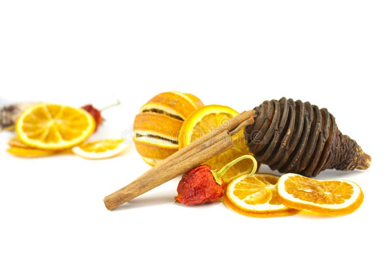 Orange and cinnamon sticks stock image. Image of cinnamon 12344001