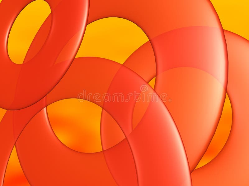 Orange circle abstract stock illustration. Illustration of backgrounds