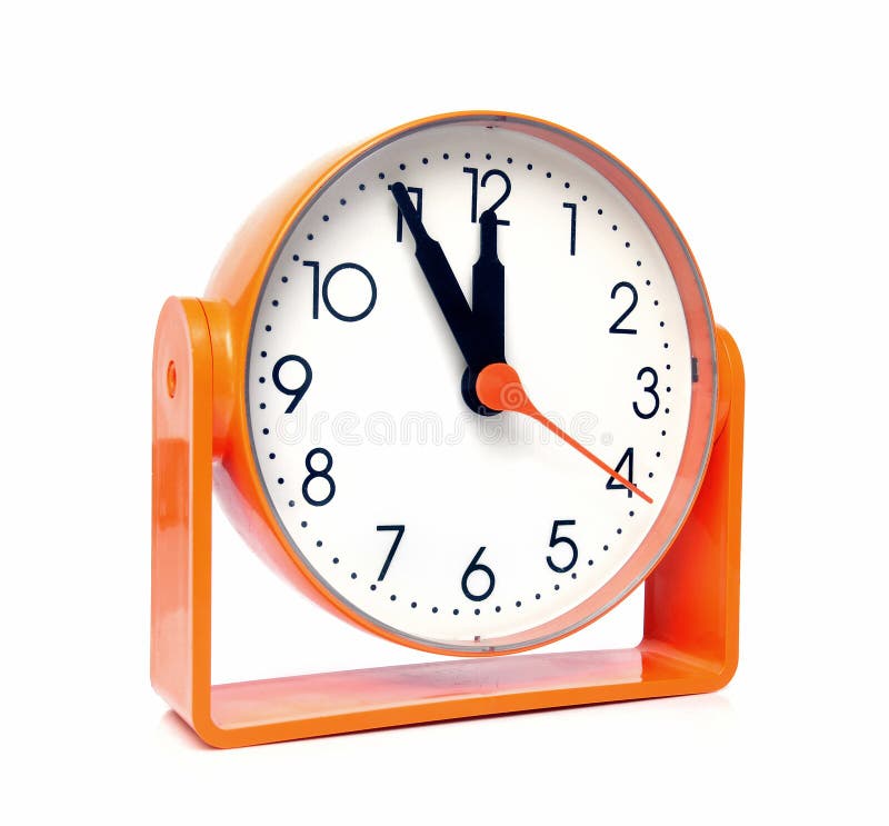 Orange clock