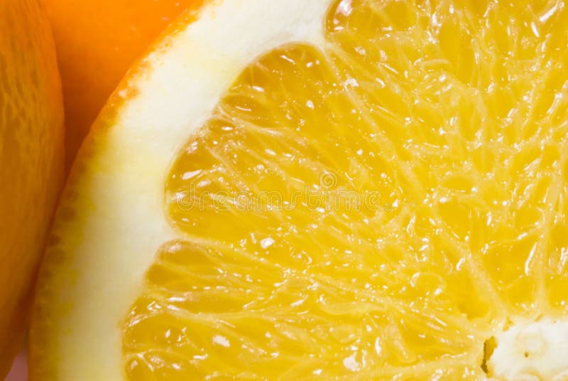 Orange Closeup (2) stock image. Image of peel, segment 7472227