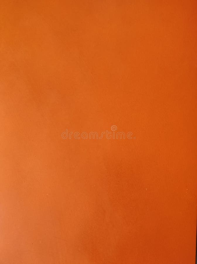 An Orange Color at the Table in the Restaurant in the City Stock Photo