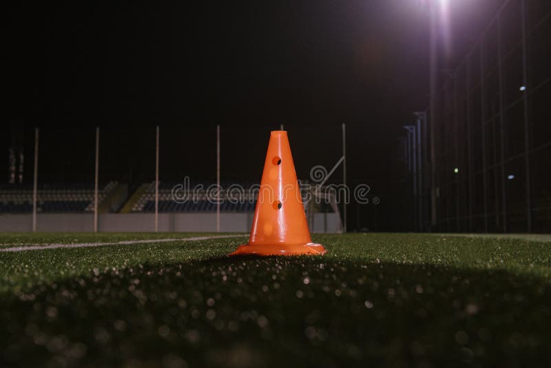 363 Orange Cone Grass Field Stock Photos Free & RoyaltyFree Stock