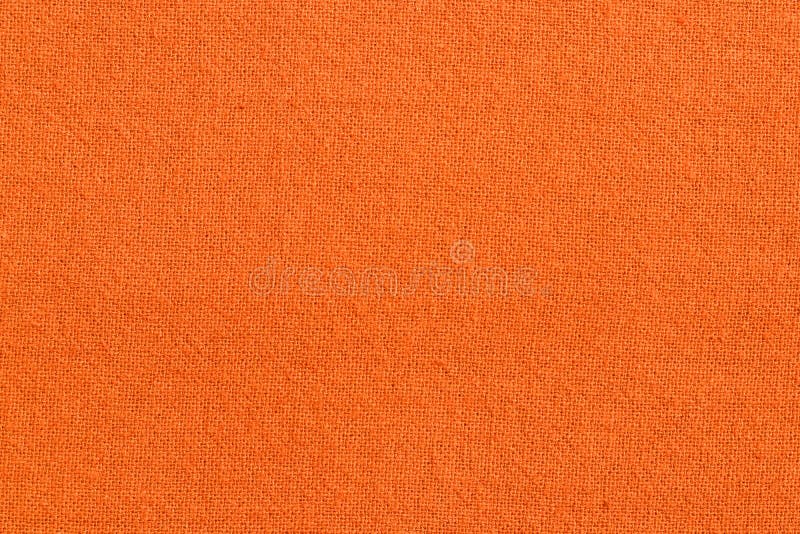 Orange Cotton Fabric Texture Background, Seamless Pattern of Natural