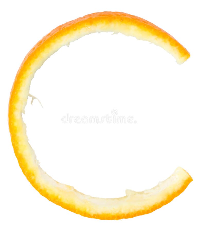 Orange de la lettre C
