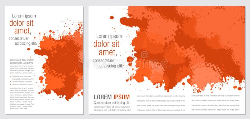 Orange design background. stock illustration