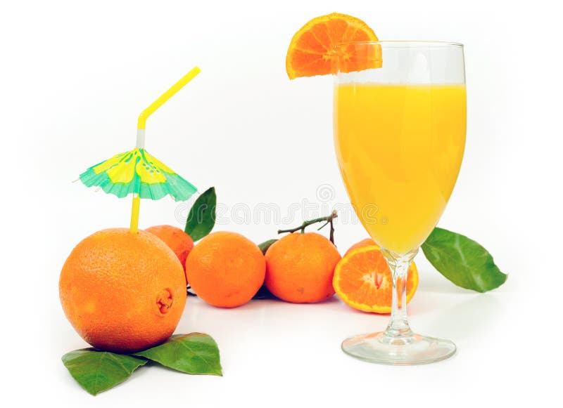 Bunch of fresh oranges and juice over white. Bunch of fresh oranges and juice over white