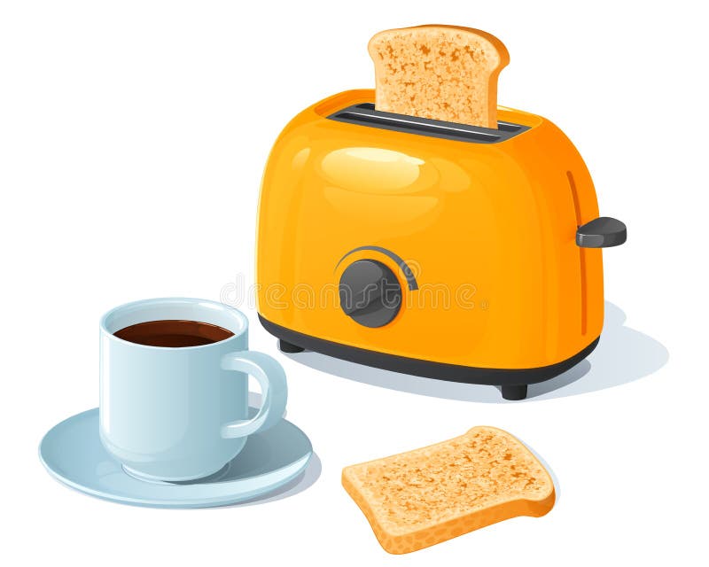 https://thumbs.dreamstime.com/b/orange-electric-toaster-slice-toasted-bread-standing-next-to-coffee-cup-saucer-toast-white-background-82521096.jpg
