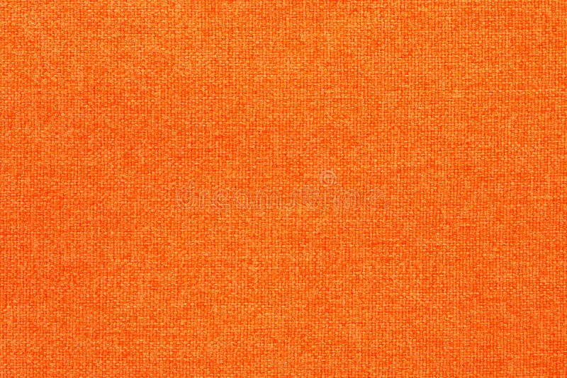 Orange Fabric Cloth Texture Background, Seamless Pattern of Natural