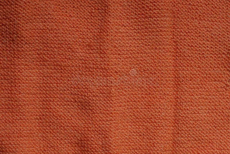 Orange Fabric Texture from a Piece of Wool Stock Image - Image of macro ...