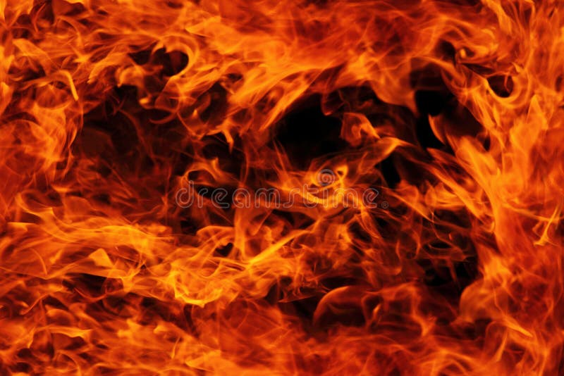 Orange fire background stock illustration. Illustration of heat 78304265