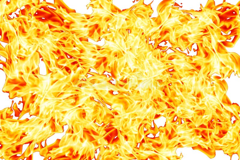 Orange fire background stock illustration. Illustration of design