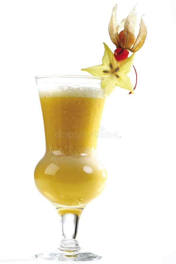 Orange Flip cocktail royalty free stock images Orange Flip cocktail royalty free stock images