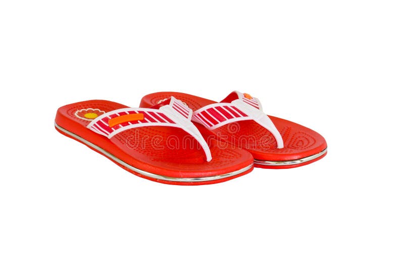 Orange flip-flops2 royalty free stock photography Orange flip-flops2 royalty free stock photography