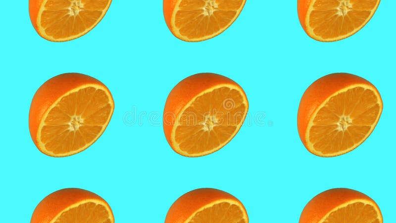 Orange Fruit Closeup Of Orange Fruit With Black Background Stock Video