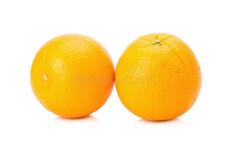 Orange Fruit Isolated on White Stock Photo Image of color, ripe 71342186
